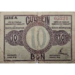 10 Bani Bukarester Tagblatt