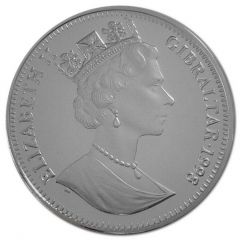 1 Crown - Elizabeth II Two players, one with ball, Silver Proof