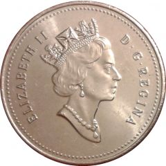50 Cents - Elizabeth II 3rd portrait