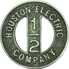 1/2 Fare - Houston Electric Company Houston, Texas