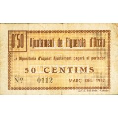 50 Céntimos Figuerola d`Orcau