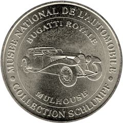 Monnaie de Paris Tourist Token - Mulhouse Musée national de l'automobile - Bugatti Royale