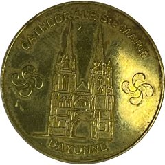 Jeton touristique - Martineau and National Tokens - Bayonne - Cathédrale Ste Marie