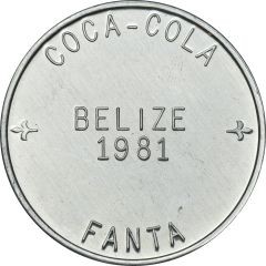 Token Coca-Cola, Fanta, Belize