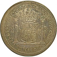 8 Reales - Carlos IV Proclamation coinage
