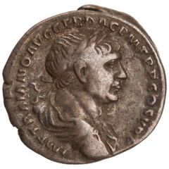 Denarius - Trajan S P Q R OPTIMO PRINCIPI, Abundantia