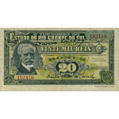 20 Mil Réis State Bonus, Series D