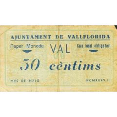 50 Céntimos Vallflorida