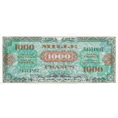 1000 Francs - Allied Military Currency