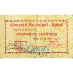 25 Céntimos Rafal