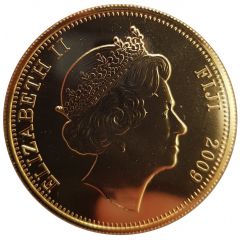 1 Dollar - Elizabeth II Albino yellow fish