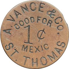 1 Cent - A. Vance and Co.