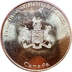 Medal - Fitness Award Province of British Columbia