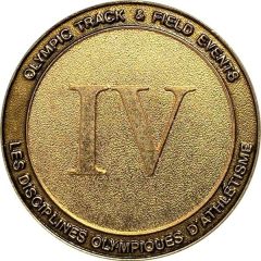 Medallion - Montreal Summer Olympic Games Ⅳ, Olympic Track and Field Events