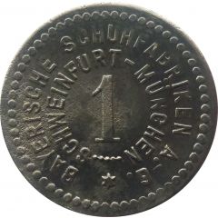 1 Pfennig - Schweinfurt Bayrische Schuhfabriken A.-G.