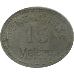 15 Pfennig Wert-Marke