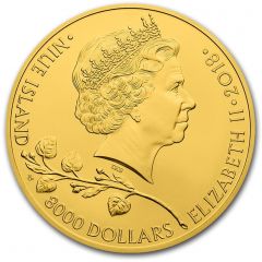 8000 Dollars - Elizabeth II Czech Lion
