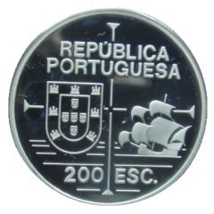 200 Escudos California, Silver