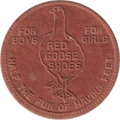 1 Dollar - Red Goose Shoes Large Lettering