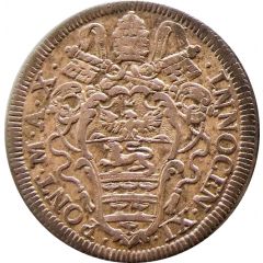 1 Giulio - Innocent XI QVI DAT PAVPERI NON INDIGEBIT