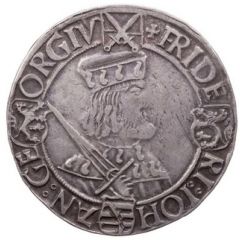1 Guldengroschen ``Klappmützentaler`` - Frederick III, John I and George
