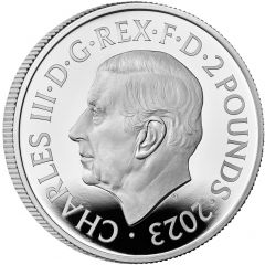 2 Pounds - Charles III Charles II, Silver Proof