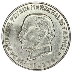 Reproduction - 5 francs Pétain Essai de Bazor et Galle