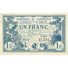 1 Franc - Chambre de Commerce d`Ajaccio et de Bastia 20