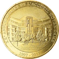 Monnaie de Paris Tourist Token - Lourdes XXème Anniversaire de l`accueil Notre-Dame - 1997-2017