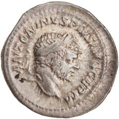 Denarius - Caracalla P M TR P XVIII COS IIII P P, Serapis