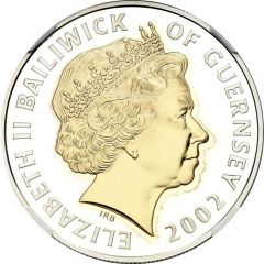 5 Pounds - Elizabeth II Golden Jubilee - Silver