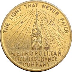 Medal - Metropolitan Life Insurance Company New York, New York
