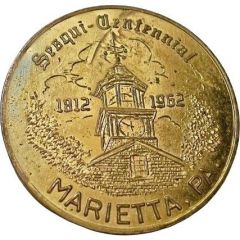 50 Cents - Marietta Sesquicentennial Marietta, Pennsylvania