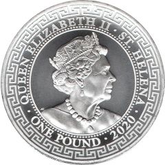 1 Pound - Elizabeth II French Trade Dollar