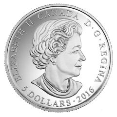 5 Dollars - Elizabeth II May Birthstone