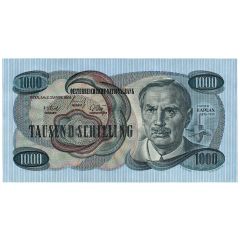 1000 Schillings Viktor Kaplan, large type