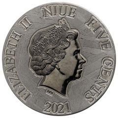 5 Cents - Elizabeth II Archaeopteryx