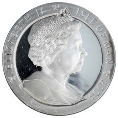 1 Crown - Elizabeth II Olympic Games Athens - Runners, Silver Proof
