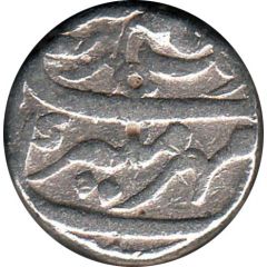 1 Rupee - Aurangzeb Akbarnagar mint