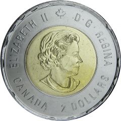 2 Dollars - Elizabeth II Armistice, colored