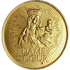 Cathédrale Notre Dame de Paris - Vierge à l`enfant Dame de Cœur