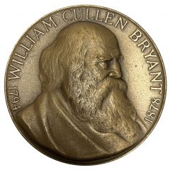 Medal - Hall of Fame for Great Americans William Cullen Bryant