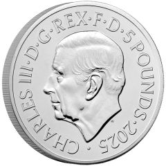 5 Pounds - Charles III Royal Coat of Arms