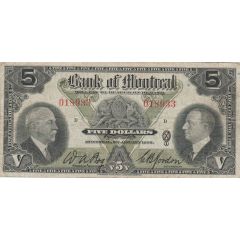 5 Dollars Bank of Montreal