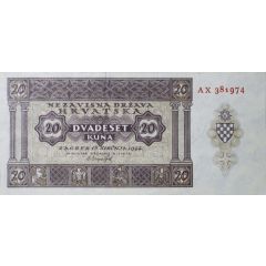 20 Kuna not issued