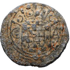 Wheel of 15 Bazarucos - João V Goa Mint