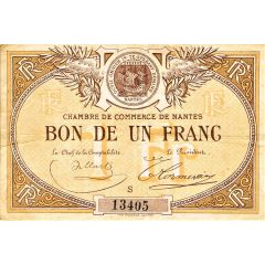 1 Franc - Chambre de Commerce de Nantes 44