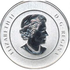 25 Dollars - Elizabeth II Canadian Flag Anniversary