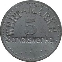 5 Pfennig - Witterschlick Servaiswerke
