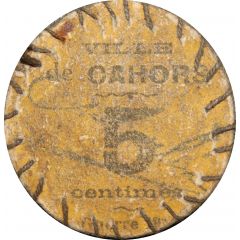 5 Centimes - City of Cahors